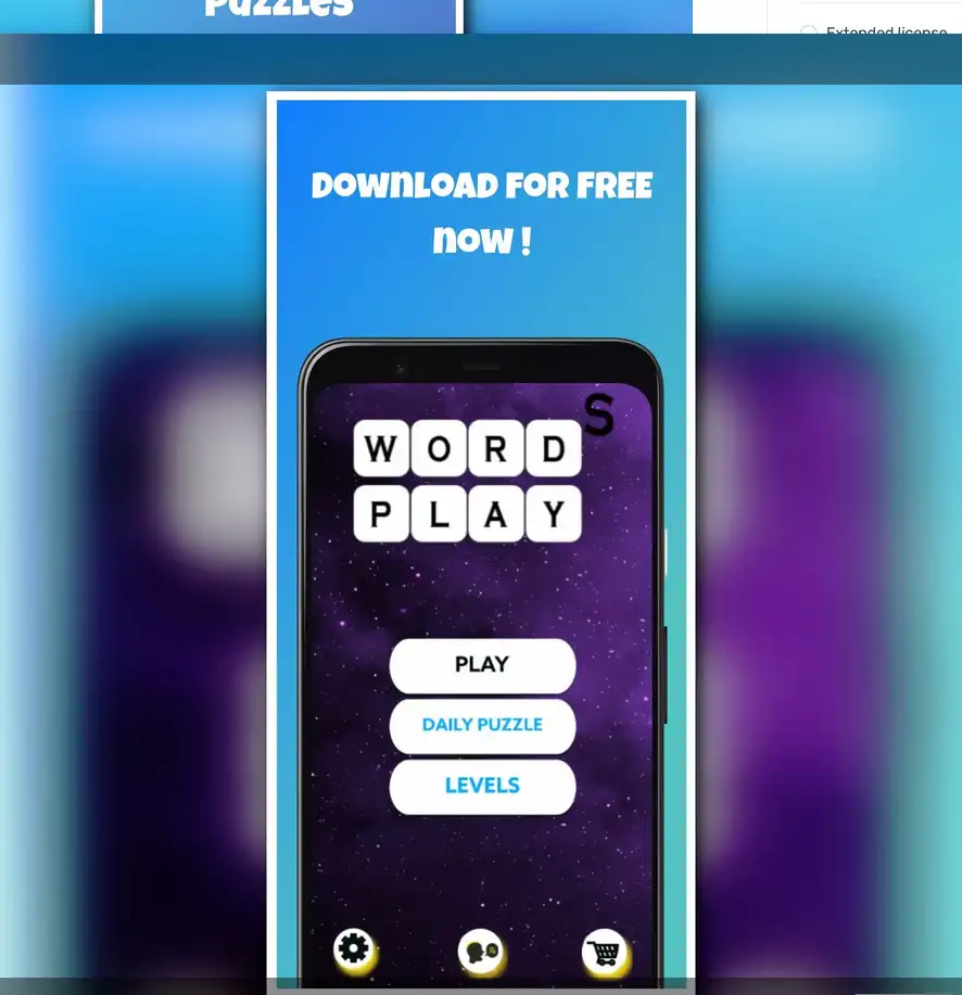 WordsPlay - Word Fortune High SellUnitySourceCode screenshot 3