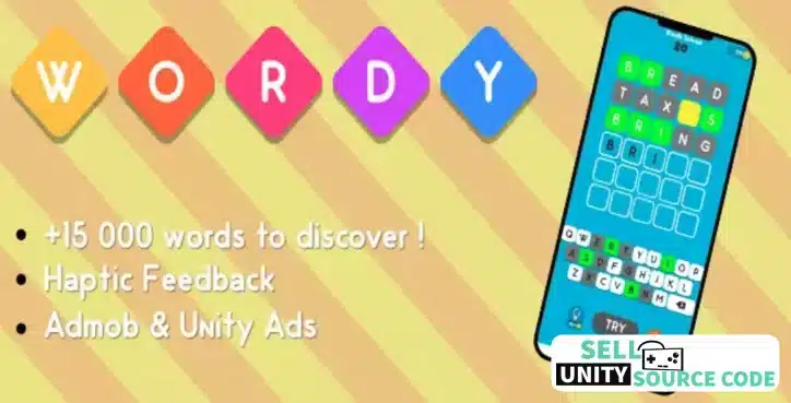 Wordy – A Wonderful Word Game SellUnitySourceCode source code