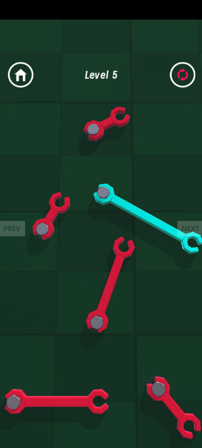 Wrench Puzzle Unity Source Code – Screw &amp; Bolt Brain Puzzle Game | SellUnitySourceCode.com screenshot 2