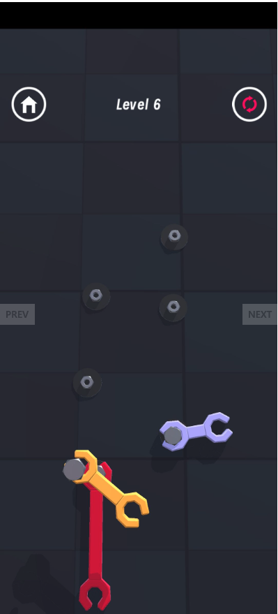 Wrench Puzzle Unity Source Code – Screw &amp; Bolt Brain Puzzle Game | SellUnitySourceCode.com screenshot 8