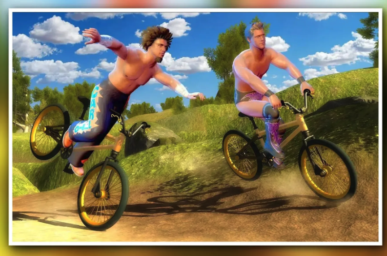 Wrestlers Bike Race screenshot 3