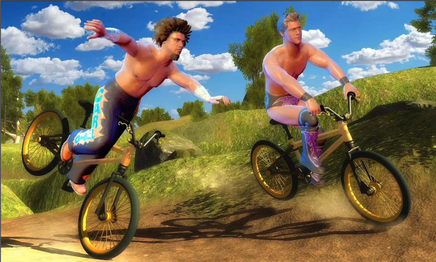 Wrestlers Bike Race screenshot 7