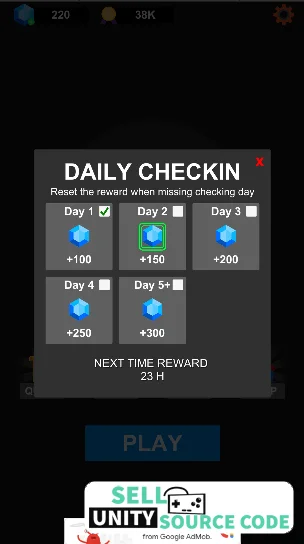 x2 Blocks: Block Puzzle game SellUnitySourceCode screenshot 2