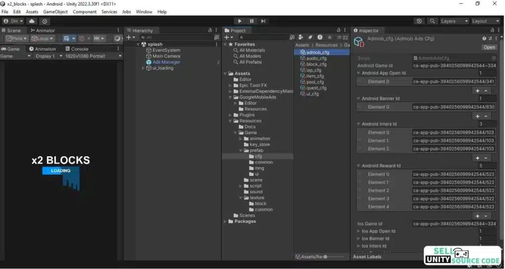 x2 Blocks: Block Puzzle game SellUnitySourceCode screenshot 4