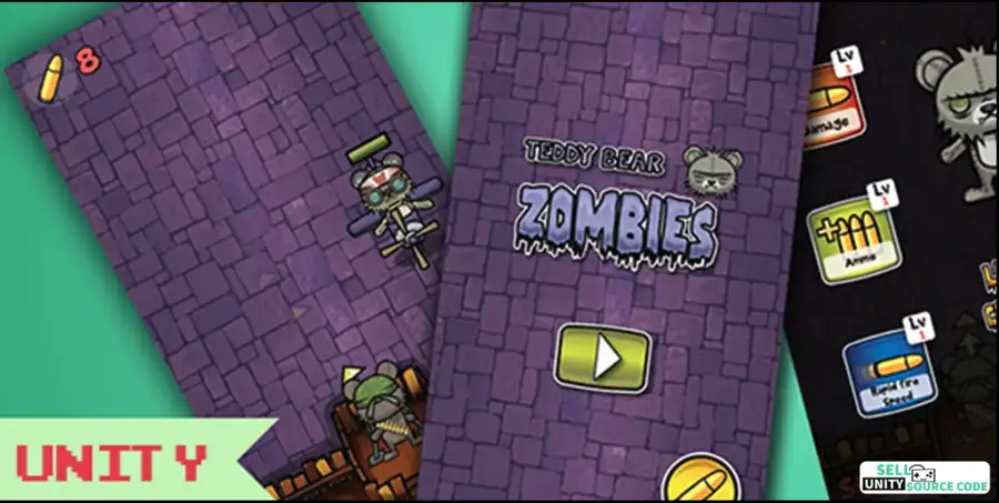 Zombie Bear Night Shooting SellUnitySourceCode source code