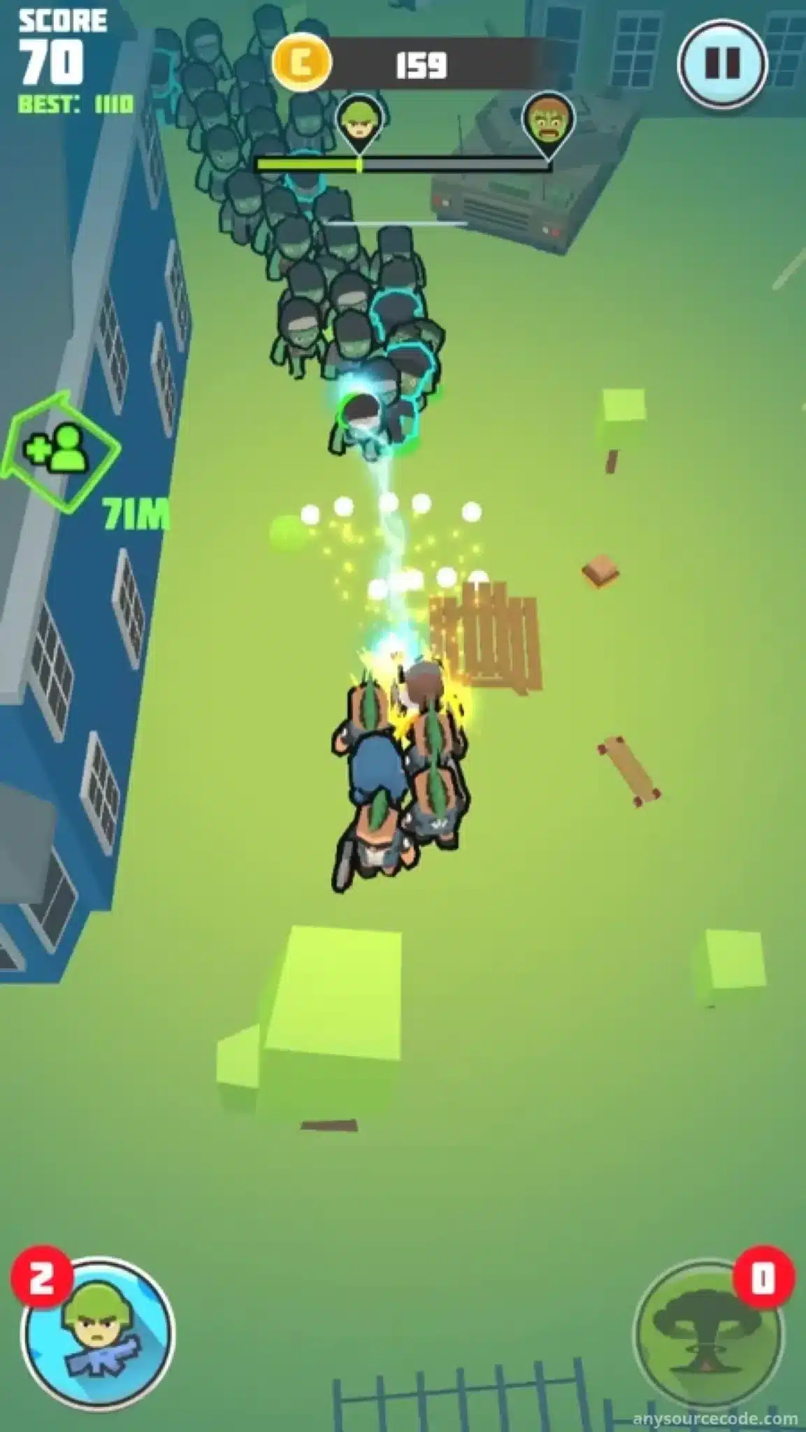Zombie Haters | Unity Game SellUnitySourceCode screenshot 3