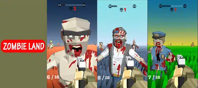 Zombie Land Game SellUnitySourceCode screenshot 2