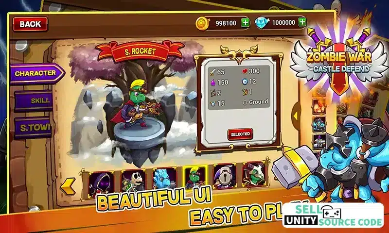 Zombies War: Castle Defend SellUnitySourceCode screenshot 4
