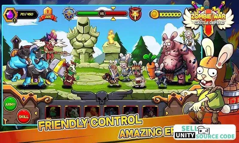 Zombies War: Castle Defend SellUnitySourceCode screenshot 5
