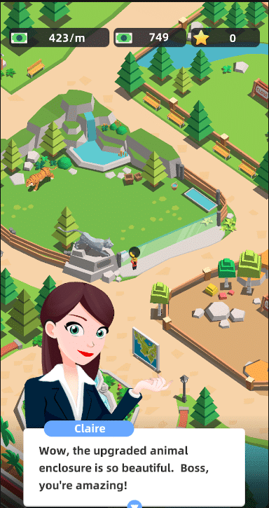 Zoo Idle 3D By Sellunitysourcecode screenshot 3