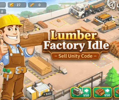 🌲 Lumber Factory Idle SellUnitySourceCode