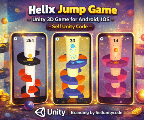 Helix Jump Game - Unity 3D Game for Android, IOS w