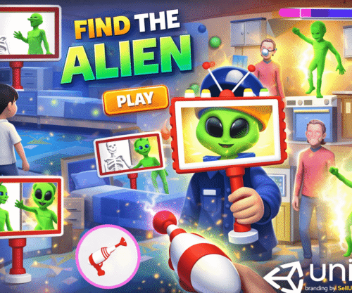 Find the Alien Unity 2D Game Templates