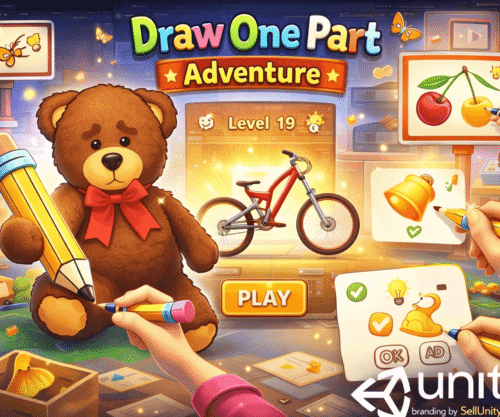 Draw One Part Adventure SellUnitySourceCode