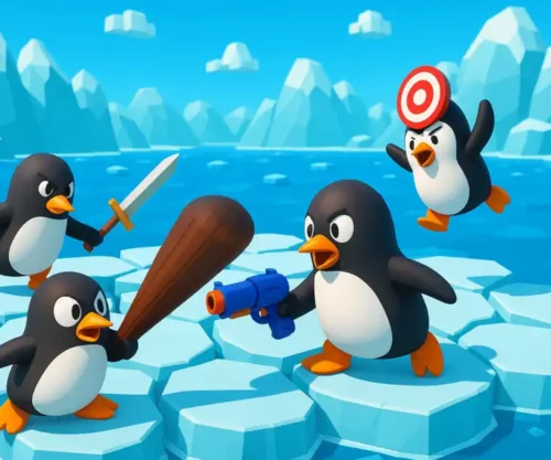 Penguins Battle Royale – Arctic Arena Brawl SellUnitySourceCode