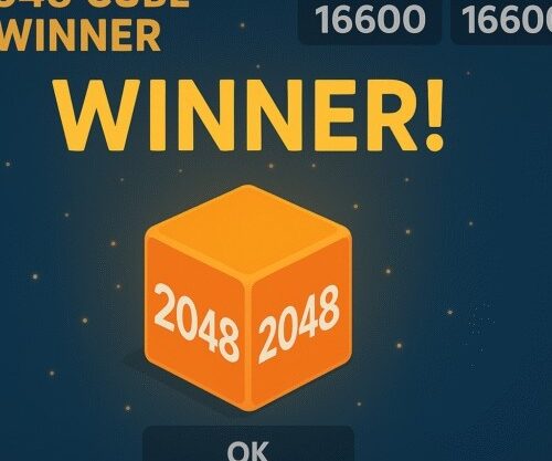 2048 Cube Winner — Addictive Merge Puzzle