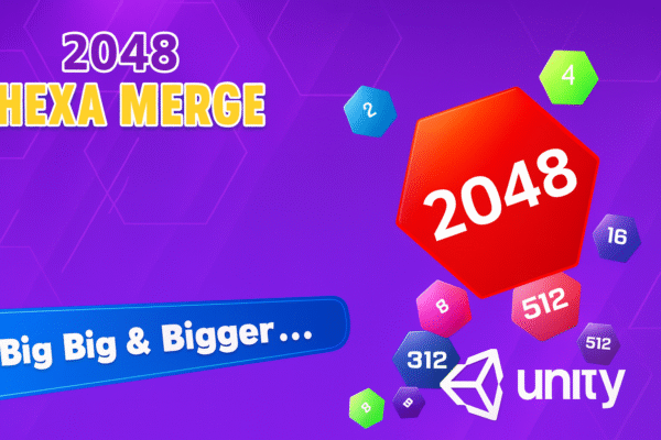 2048 Hexa Merge Drop Puzzle – Control Number Merge