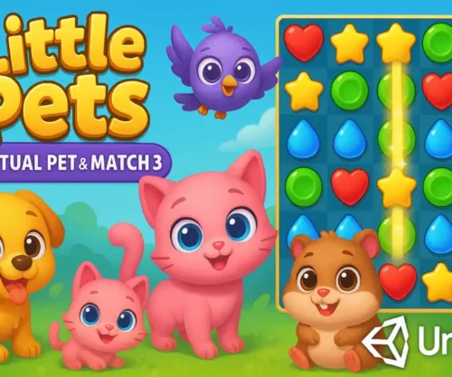 Little Pets – Virtual Pet & Match 3 SellUnitySourceCode