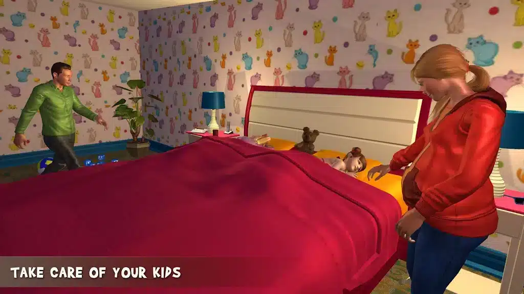 Virtual Pregnant Mom: Happy Family Fun SellUnitySourceCode - Image 4