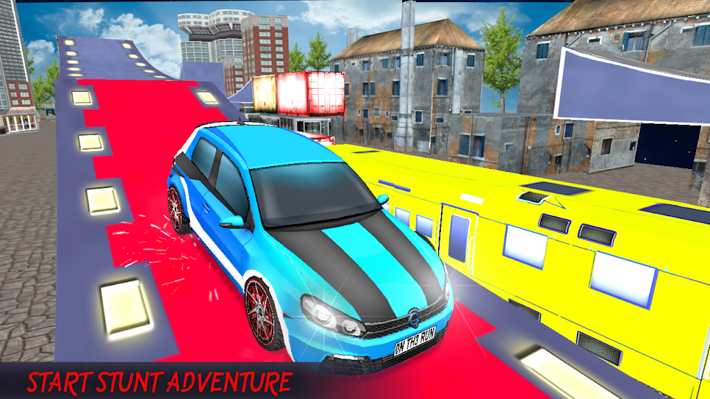 Highway Car Stunt on Crazy Train Fun Mania SellUnitySourceCode - Image 4