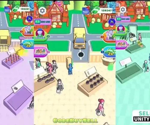 Market Manager: Idle Store SellUnitySourceCode