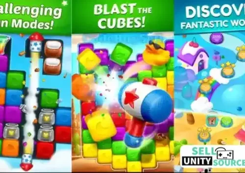 Toon Pet Crush Toy Cube Puzzle 2500 Levels – Unity SellUnitySourceCode