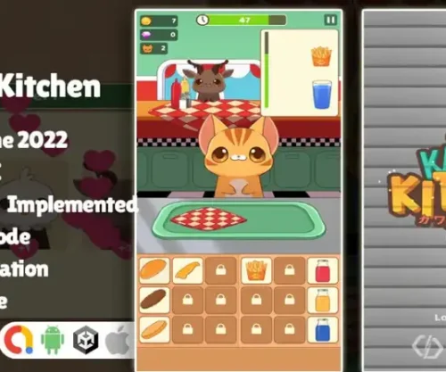 Kawaii Kitchen Best Unity Multiplayer Game SellUnitySourceCode