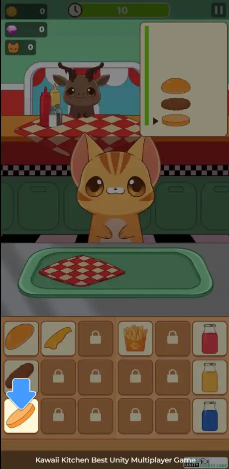 Kawaii Kitchen Best Unity Multiplayer Game SellUnitySourceCode - Image 8