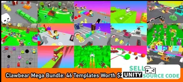 🎮 Clawbear Games Mega Unity Bundle – 46 Premium Templates | SellUnitySourceCode.com