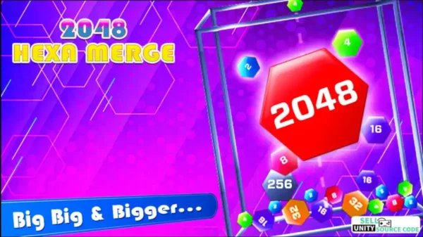 2048 Hexa Merge Drop Puzzle – Control Number Merge - Image 4