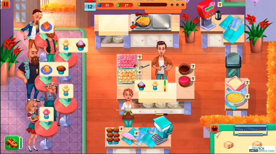 New Baking Bustle: Cooking Game – 2025 Complete Unity Projects - SellUnitySourceCode.com - Image 5