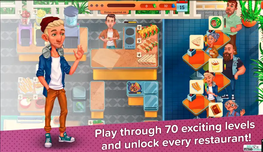 New Baking Bustle: Cooking Game – 2025 Complete Unity Projects - SellUnitySourceCode.com - Image 13