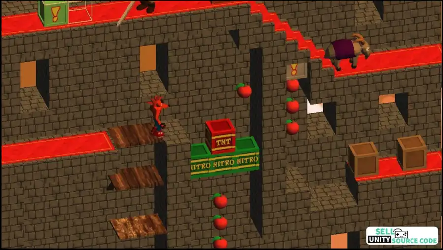 Crazy Fox Adventure SellUnitySourceCode - Image 9