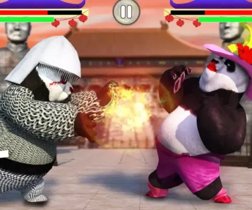 Panda Fighting Angry Wild kung fu Beasts SellUnitySourceCode