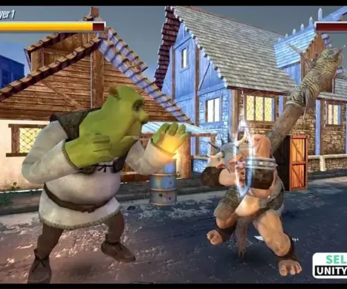 Shrek Street Brawl Fight SellUnitySourceCode
