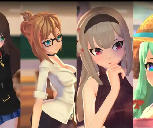 Anime Girls Pack – 3D Character Models Unity Assets – SellUnitySourceCode.com