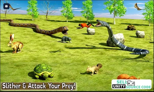 Wild Anaconda Simulator – Snake Attack Survival – SellUnitySourceCode.com - Image 9