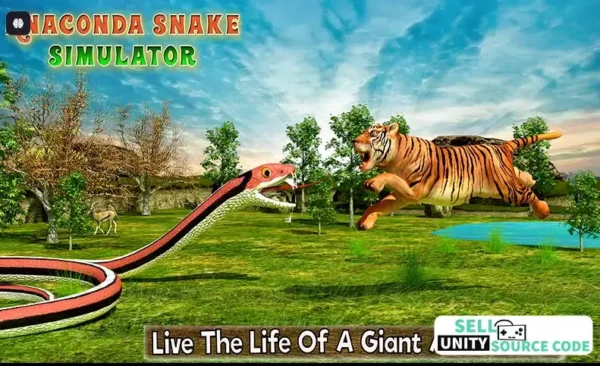 Wild Anaconda Simulator – Snake Attack Survival – SellUnitySourceCode.com - Image 3