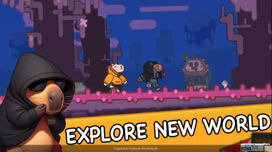 New Capybara! Treasure World Rush – SellUnitySourceCode.com - Image 5