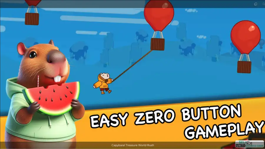 New Capybara! Treasure World Rush – SellUnitySourceCode.com