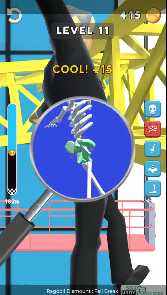 Ragdoll Dismount: Fall Break – Physics Bone Crash Game | SellUnitySourceCode.com - Image 4