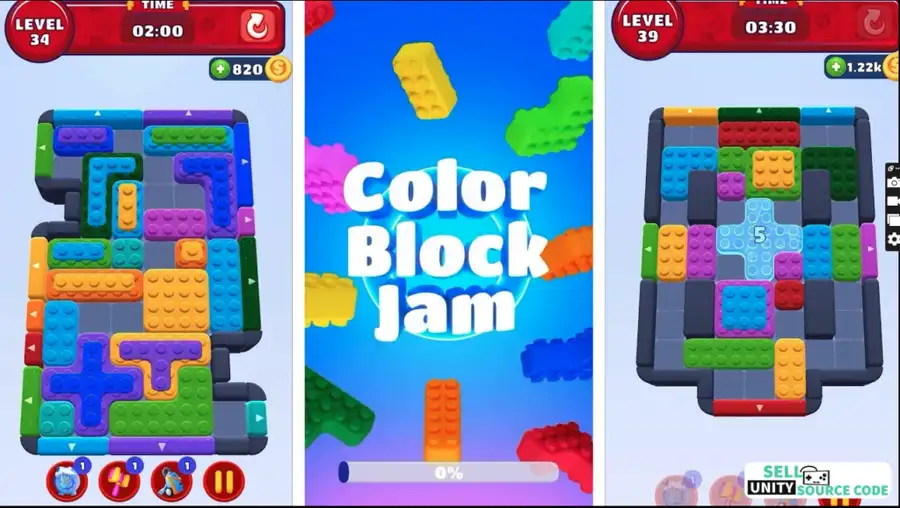 🧩 Color Escape: Unblock Jam – Addictive Block Puzzle Game | SellUnitySourceCode.com - Image 3