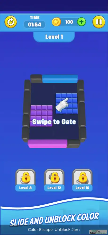 🧩 Color Escape: Unblock Jam – Addictive Block Puzzle Game | SellUnitySourceCode.com - Image 4