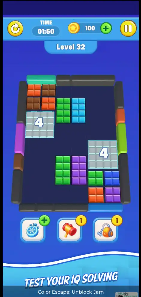🧩 Color Escape: Unblock Jam – Addictive Block Puzzle Game | SellUnitySourceCode.com - Image 7