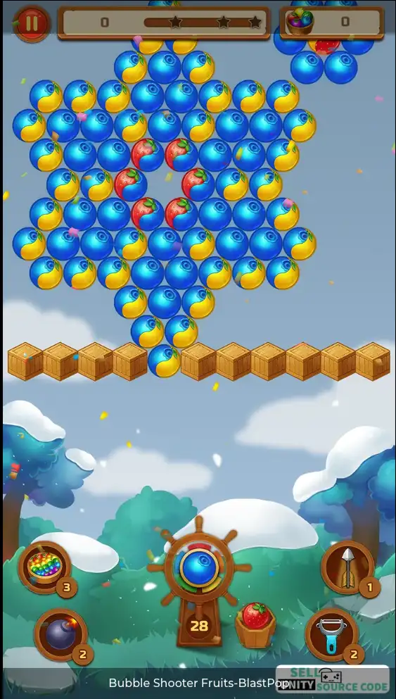 Fruit Bubble Shooter: Blast & Pop Game SellUnitySourceCode.com - Image 5