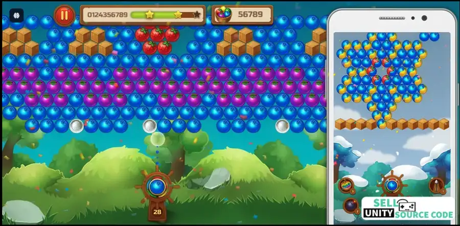 Fruit Bubble Shooter: Blast & Pop Game SellUnitySourceCode.com - Image 6