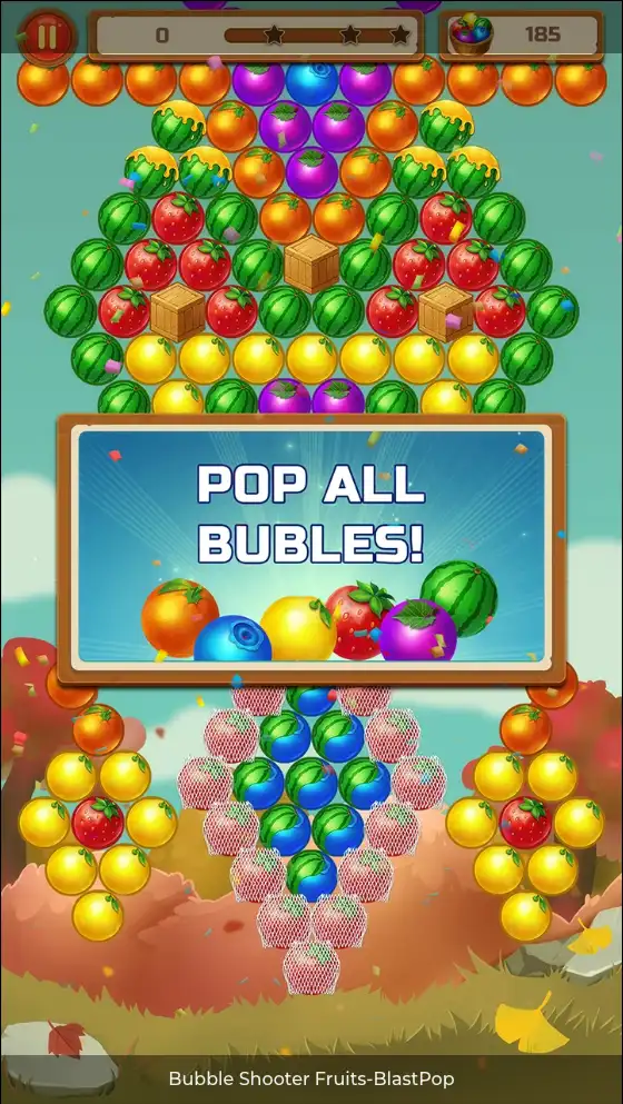 Fruit Bubble Shooter: Blast & Pop Game SellUnitySourceCode.com - Image 8