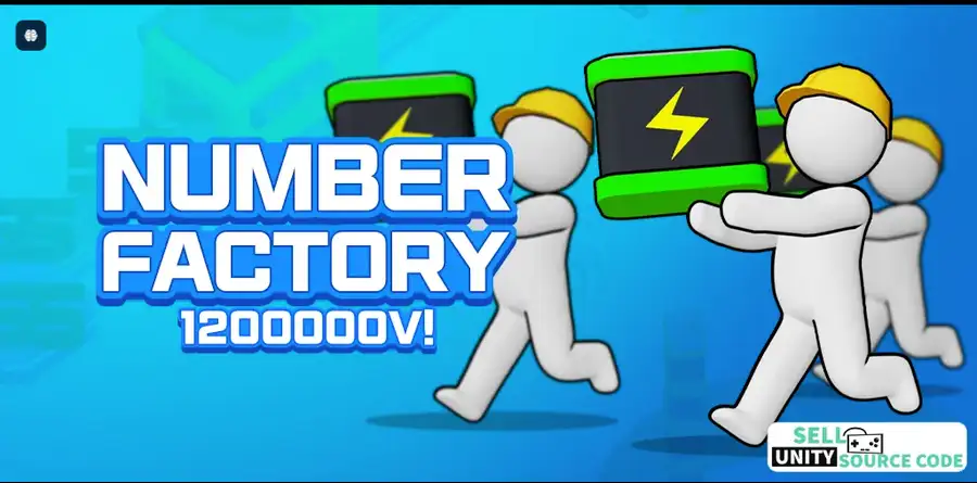 🔢⚡ Number Factory: 1200000V! – Magnetic Idle Hyper-Casual Game (SellUnitySourceCode)