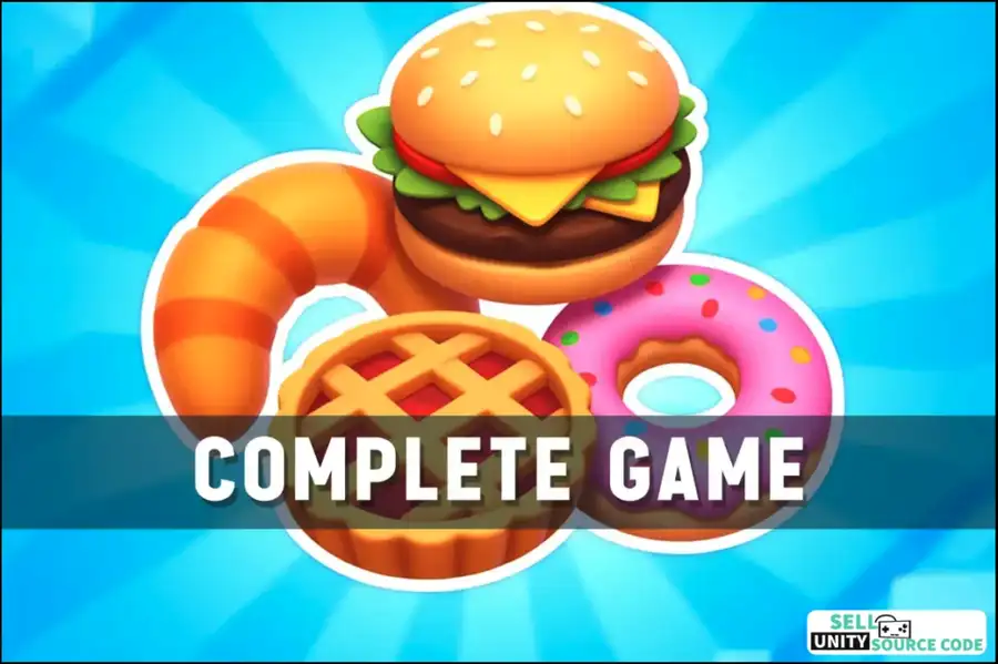 Food Jam | Match Game Template SellUnitySourceCode