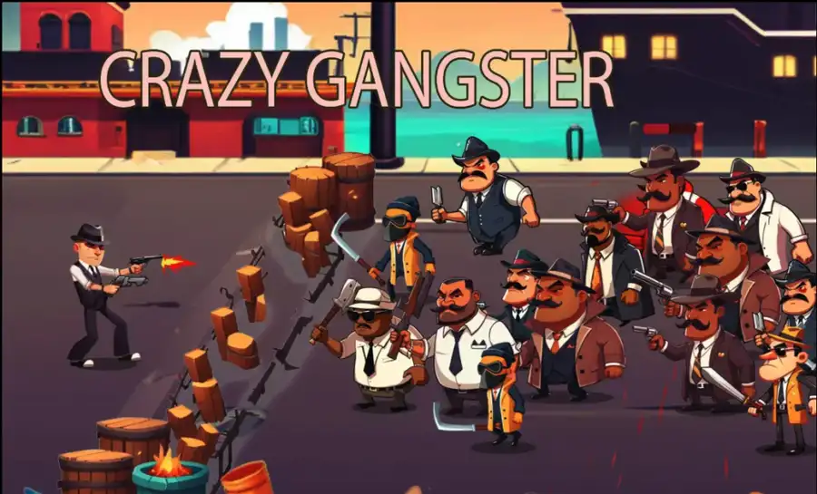 Crazy Gangsters - 2D Shooting Game Kit SellUnitySourceCod